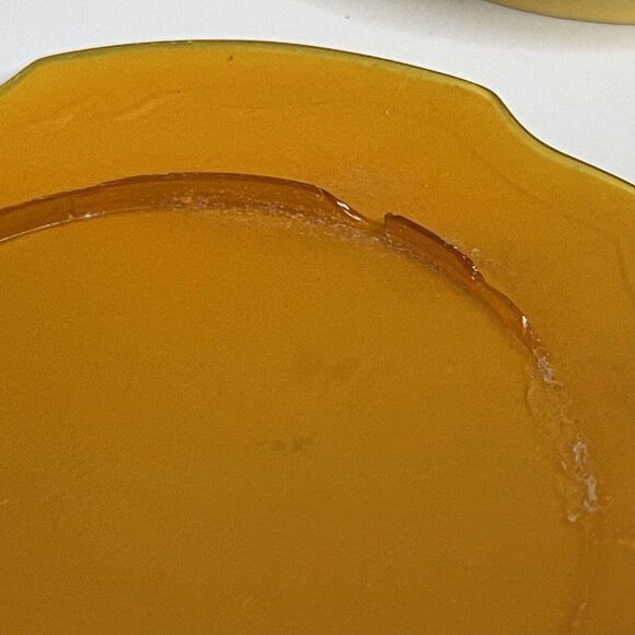 Vintage Vanity Set 3 pieces Hand Mirror, Box Container Powder with Lid - Picture 6 of 16